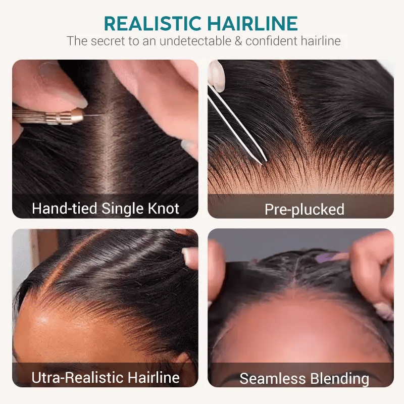 Peacock Curls Pull Go 13x6 Full Glueless Lace Front Wig Pre-Styled Heavy Layers Cut Human Hair