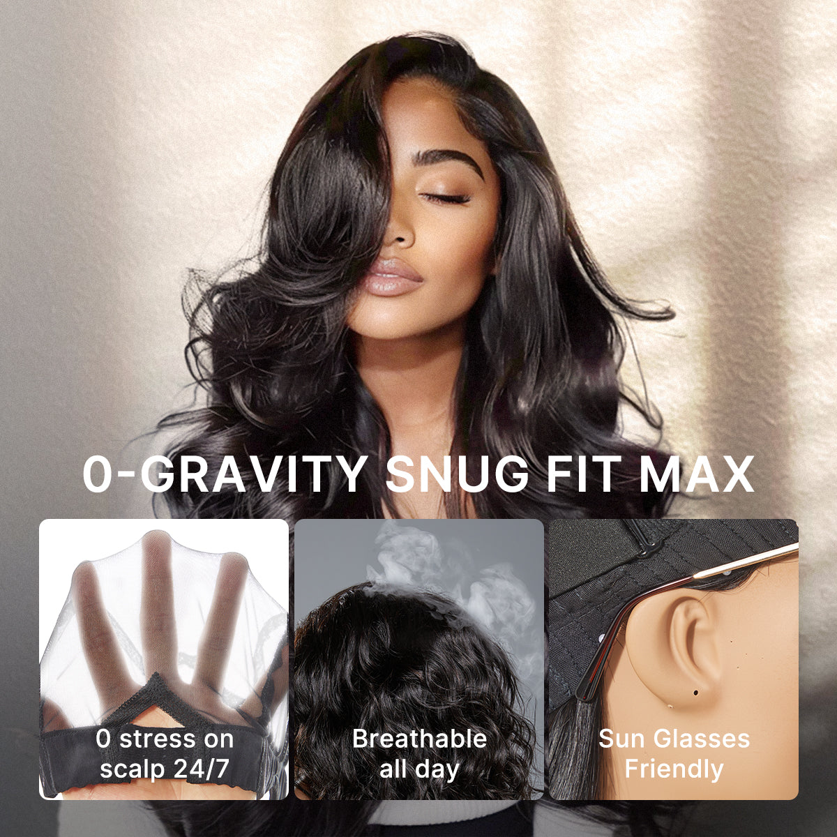 All-Day Comfort Wig 180% Density Blonde Highlight Butterfly Cut Layered Light Yaki Straight Glueless 7x6 Closure HD Lace Wig Pre-Cut Lace