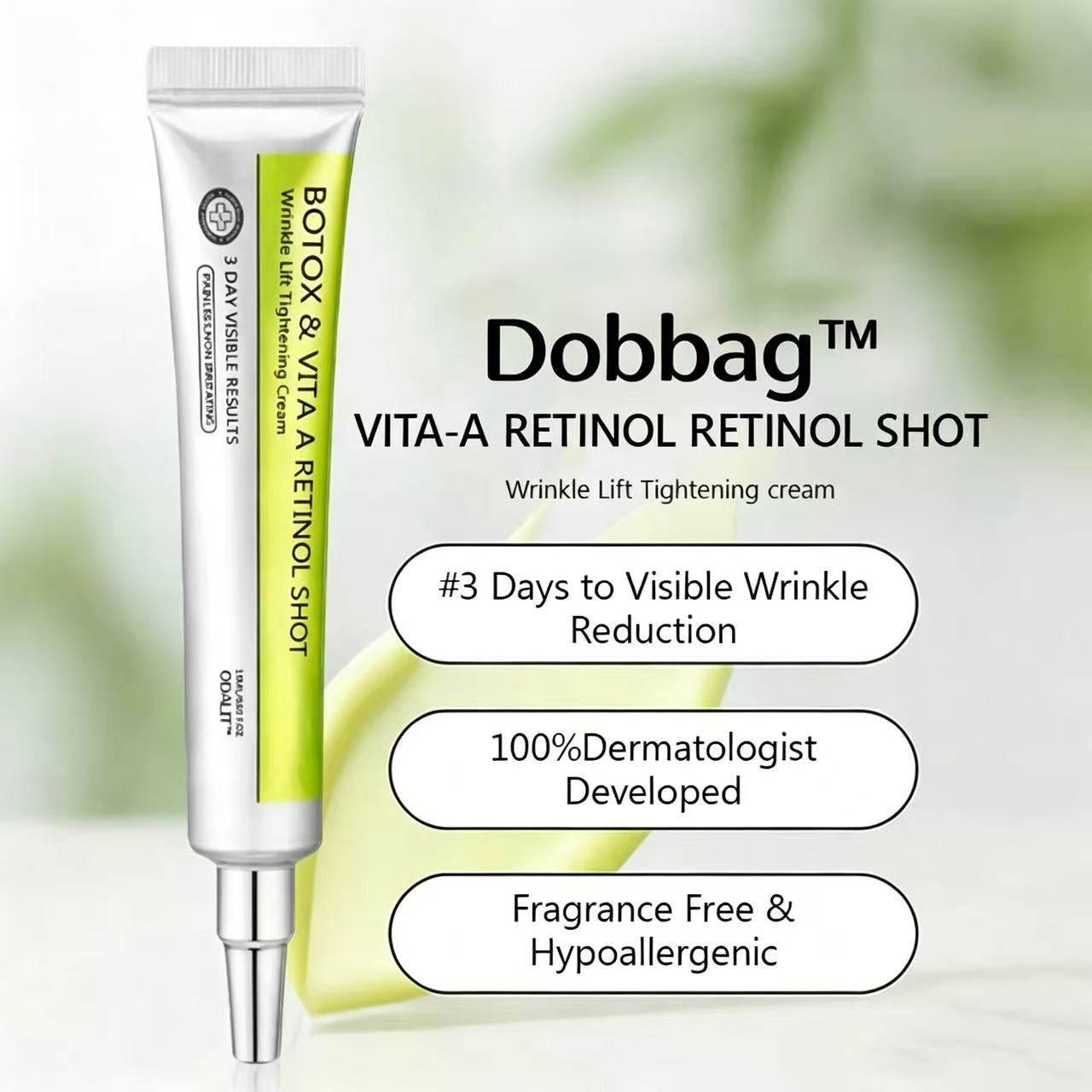 [🔥Last Day 70% OFF] Dobbag™ Botox & Retinol Shot - Eraser for Deep Wrinkles, Sagging Jowls & Puffy Eyes