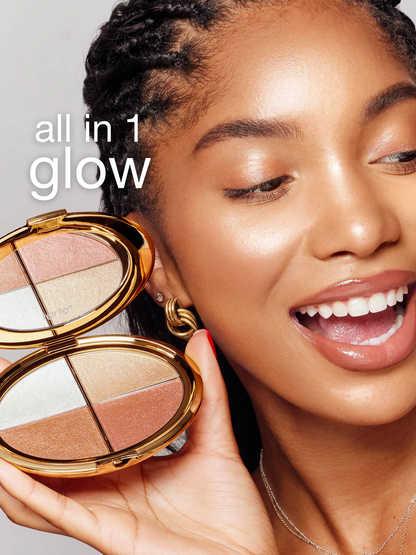 🔥Last Day Buy 1 Get 1 Free 🔥Glow Wardrobe Highlighting Eye & Cheek Palette
