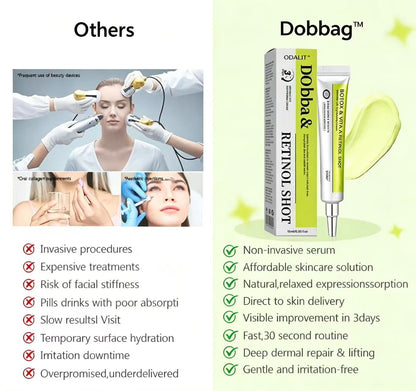 [🔥Last Day 70% OFF] Dobbag™ Botox & Retinol Shot - Eraser for Deep Wrinkles, Sagging Jowls & Puffy Eyes