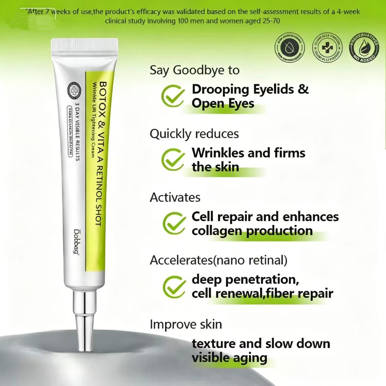 [🔥Last Day 70% OFF] Dobbag™ Botox & Retinol Shot - Eraser for Deep Wrinkles, Sagging Jowls & Puffy Eyes