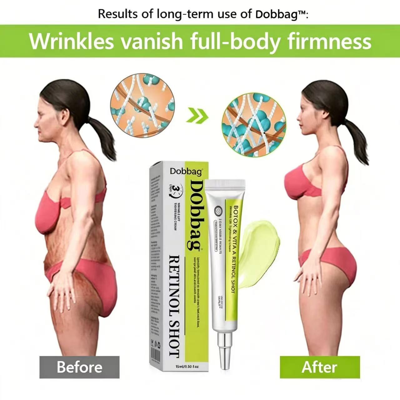 [🔥Last Day 70% OFF] Dobbag™ Botox & Retinol Shot - Eraser for Deep Wrinkles, Sagging Jowls & Puffy Eyes