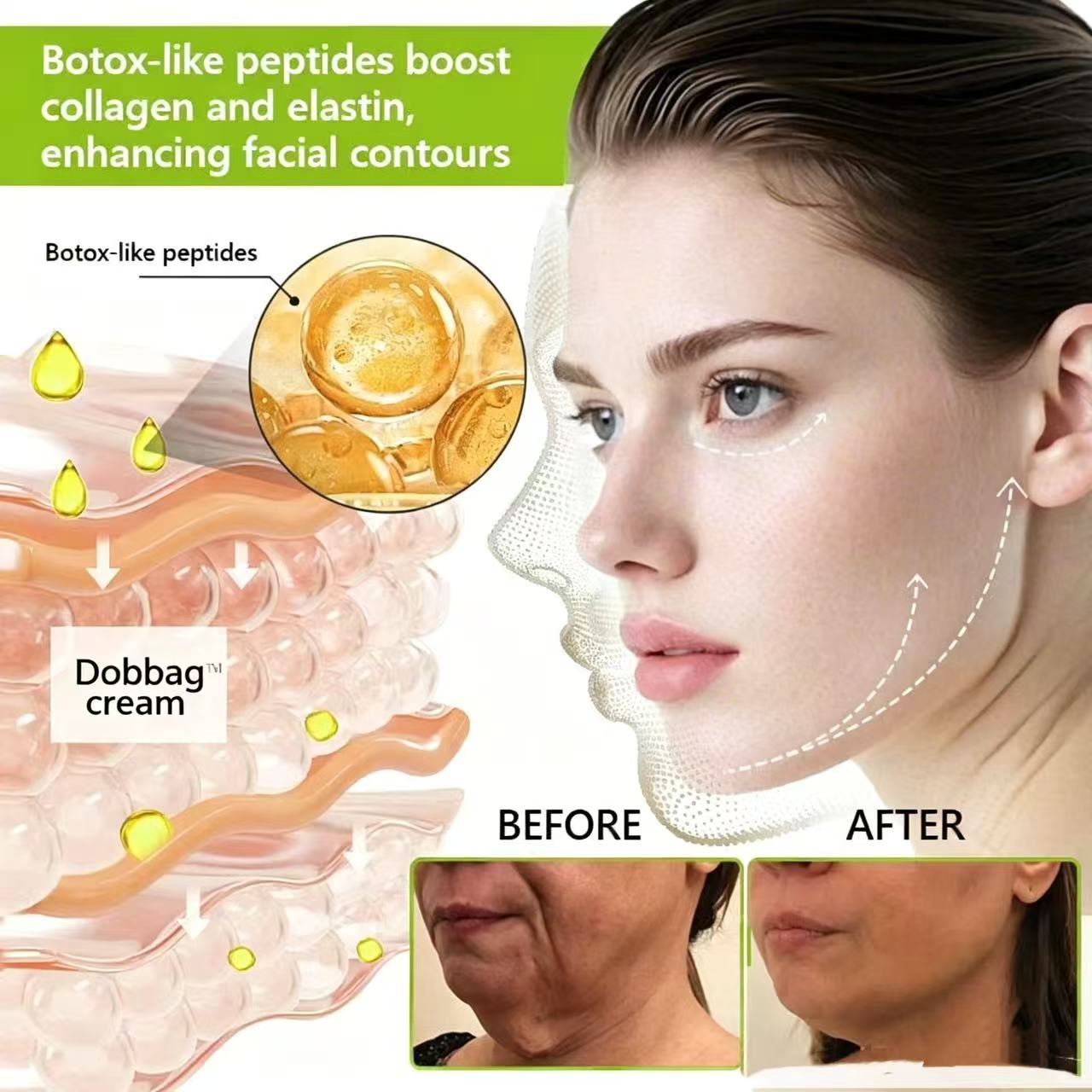 [🔥Last Day 70% OFF] Dobbag™ Botox & Retinol Shot - Eraser for Deep Wrinkles, Sagging Jowls & Puffy Eyes