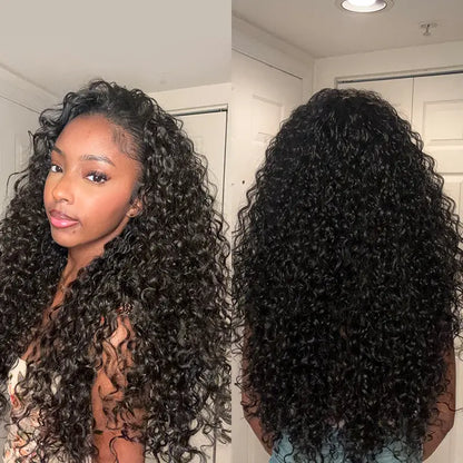 3-in-1 Shaggy Wave Human Hair Half Wig