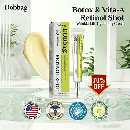 [🔥Last Day 70% OFF] Dobbag™ Botox & Retinol Shot - Eraser for Deep Wrinkles, Sagging Jowls & Puffy Eyes