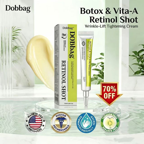 [🔥Last Day 70% OFF] Dobbag™ Botox & Retinol Shot - Eraser for Deep Wrinkles, Sagging Jowls & Puffy Eyes
