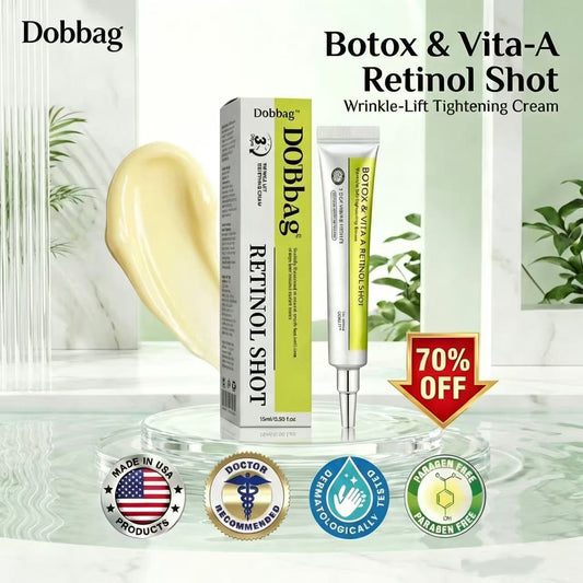 [🔥Last Day 70% OFF] Dobbag™ Botox & Retinol Shot - Eraser for Deep Wrinkles, Sagging Jowls & Puffy Eyes